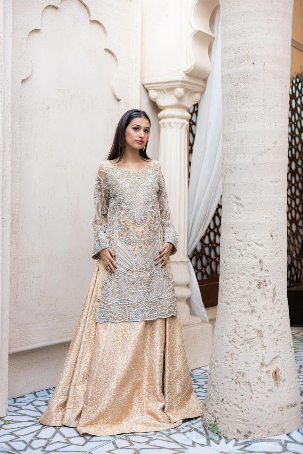 Peach Moti Lehnga (SFP-6PEACH) - Image 10
