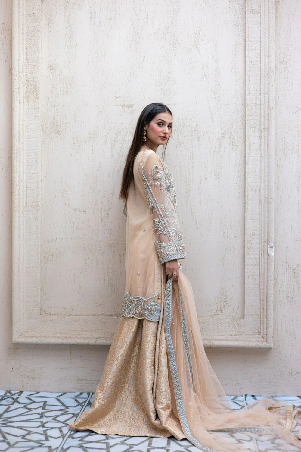 Peach Moti Lehnga (SFP-6PEACH) - Image 3