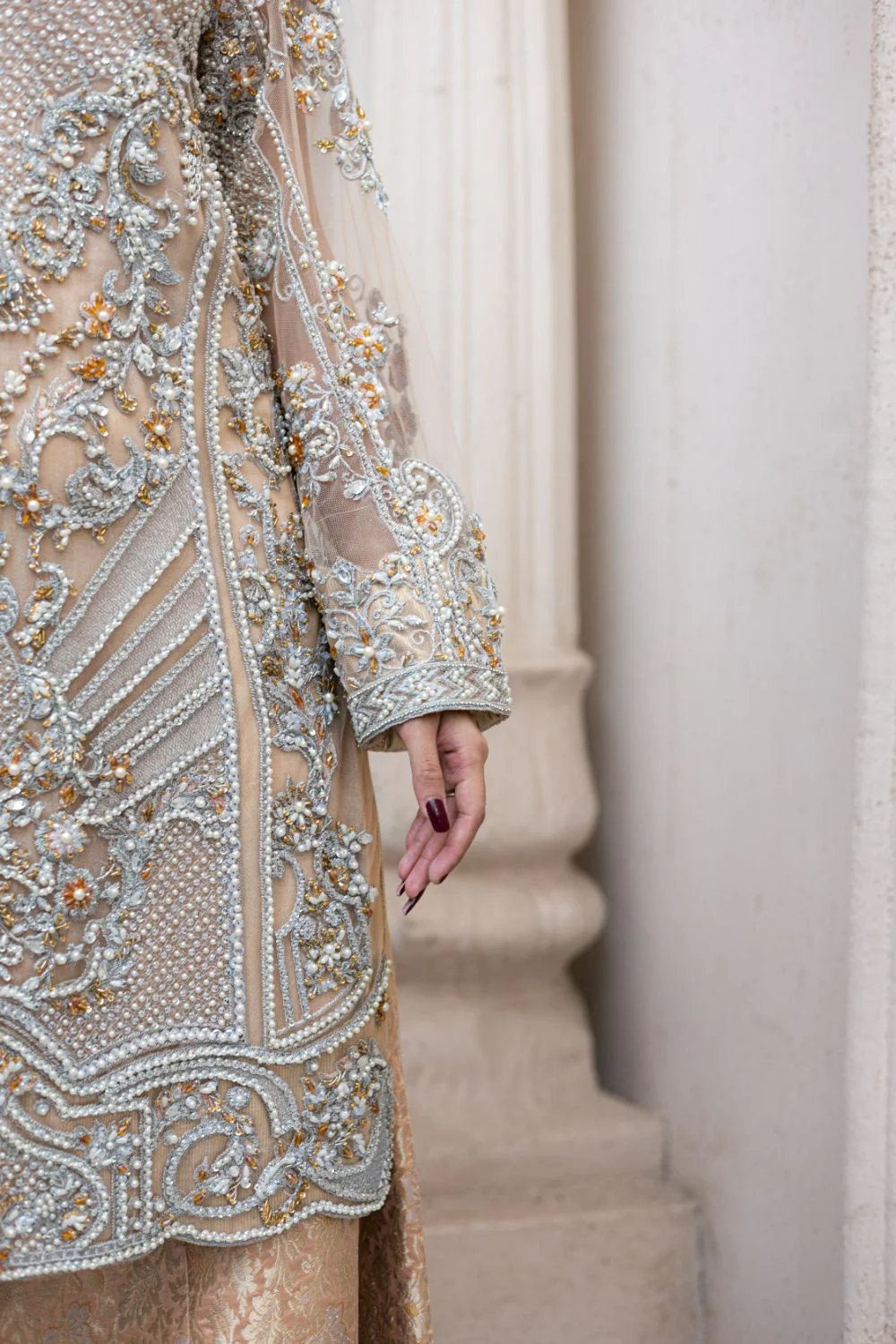 Peach Moti Lehnga (SFP-6PEACH) - Image 5