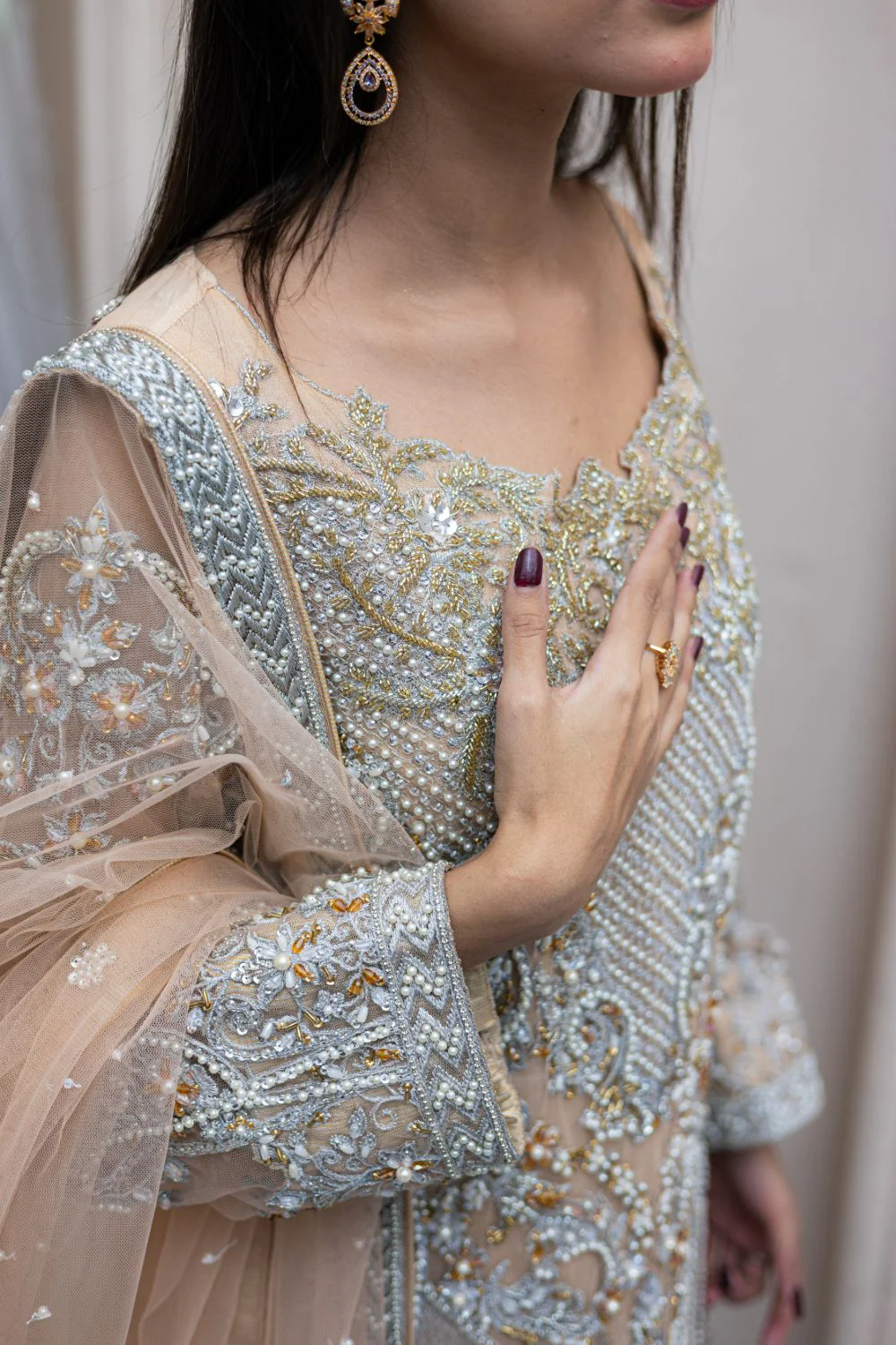 Peach Moti Lehnga (SFP-6PEACH) - Image 7