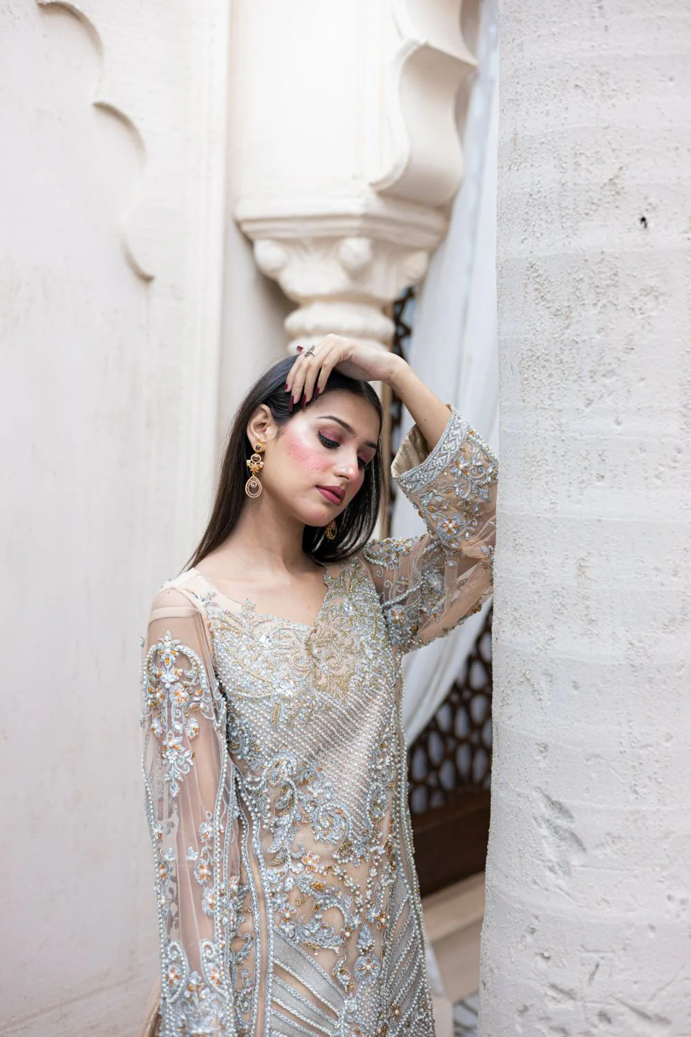 Peach Moti Lehnga (SFP-6PEACH) - Image 8